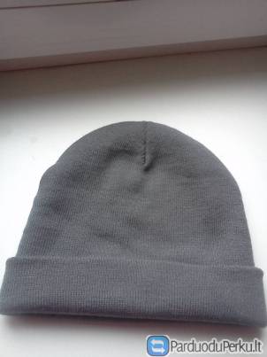 Kepurė pilkos spalvos