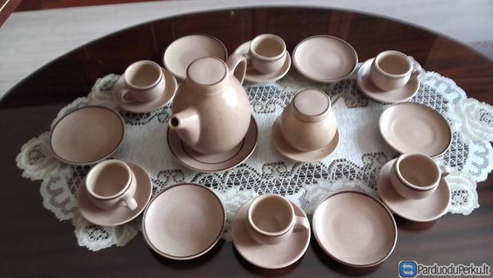 22 dalių kavos servizas 6 asmenims