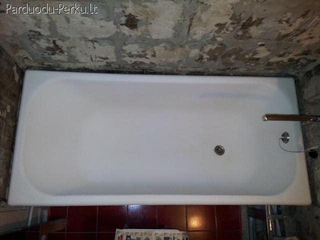 Ketaus (špižine) vonia 150x70x45 su kojom ir sifonu