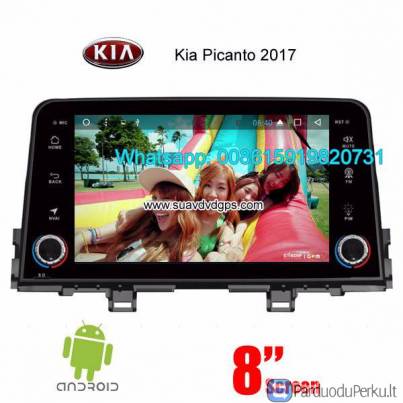 Kia Picanto 2017 car audio radio android wifi GPS camera