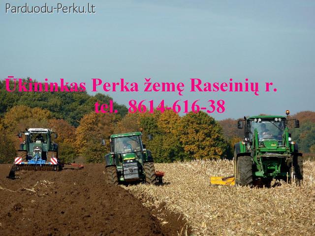 Ūkininkas brangiai perka žemę Raseinių r. Vosiliškio, Tendži