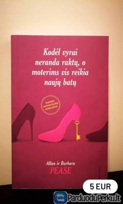 Knyga „Kodėl vyrai neranda raktų “