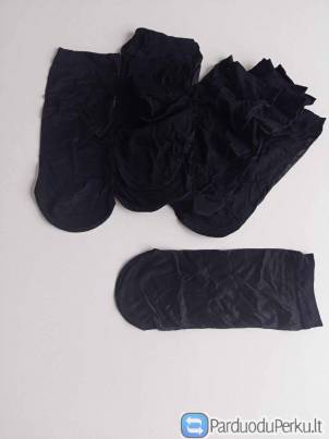 Kojinytės juodos dydis 35/38 1 pora -0,50 €