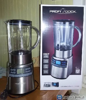 1200 W Kokteilių plaktuvas-smulkintuvas PROFI COOK