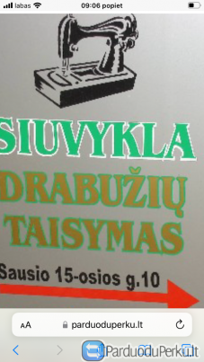 KOKYBIŠKAS ĮVAIRIŲ DRABUŽIŲ TAISYMAS,SIUVIMAS KLAIPĖDOS M.