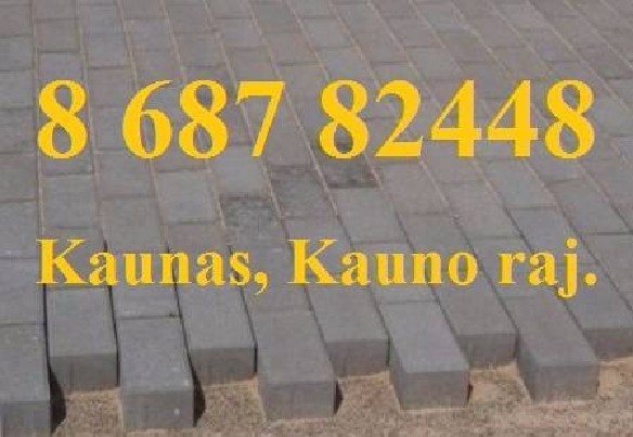 Kokybiškas trinkelių klojimas Kaune