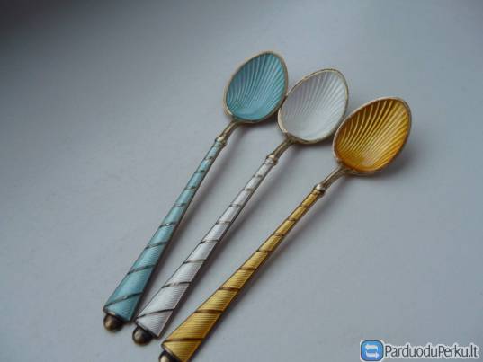 Kolekciniai sidabriniai šaukšteliai