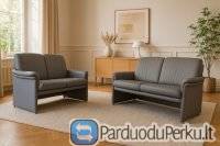 Komplektas 3-2 "BAROLA"  vokiškas natūrali oda www.bramita.lt