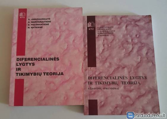 Komplektukas Diferencinės lygtys ir tikimybių teorija