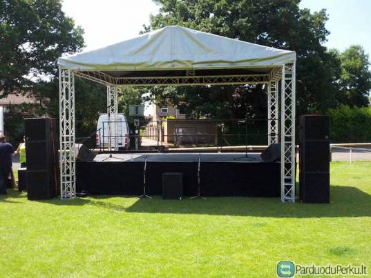 Konstrukcinės sistemos skirtos koncertams, parodom