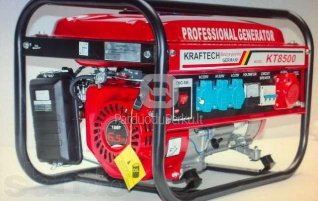 Kraftech kt8500w galingas elektros generatorius.
