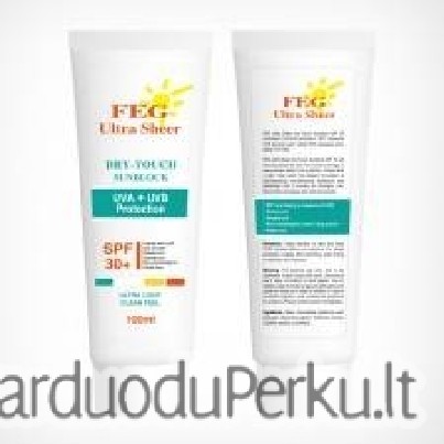 Kremas nuo saulės žolelių pagrindu SPF50 FEG