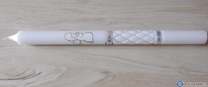 Krikšto žvakės su dėžutėmis