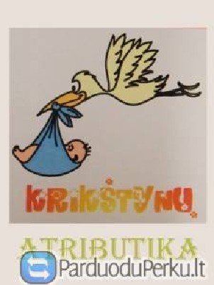 Krikštynų atributika pristatome visoje Lietuvoje