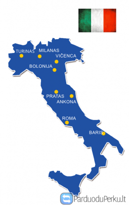 Krovinių pervežimas į Italiją