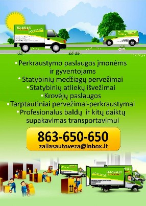 UAB''zaliasautoveza,,krovinių pervežimas, perkrautymas