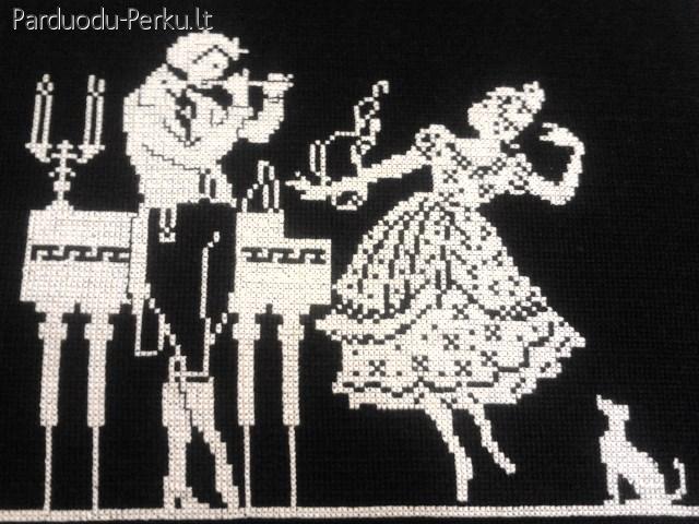 Kryželiu siuvinėti paveikslai