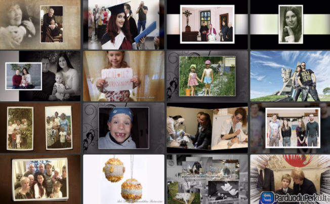 Kuriamas fotofilmas iš jūsų pateiktos foto-video medžiagos
