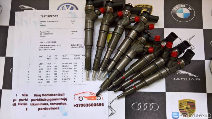 Kuro purkštukai Bmw 320d,330d,530d,730d,X5.0445110131 ir 0445110080