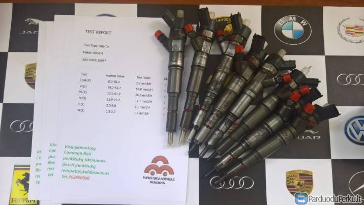 Kuro purkštukai Bmw-330d,530d,730d,Land Rover-Range Rover. 0445110047