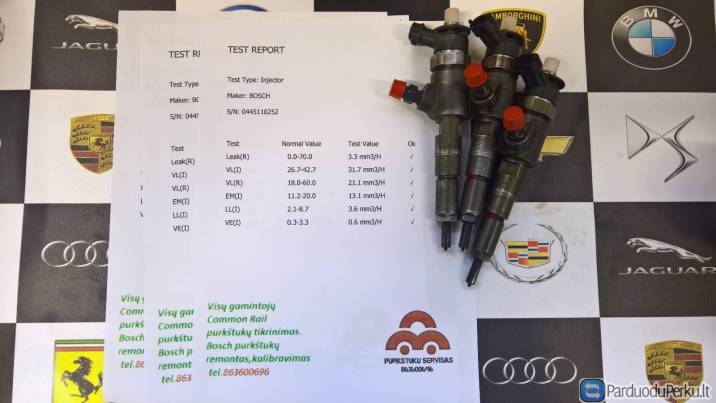 Kuro purkštukai Citroen,Peugeot 1.4d. 0445110252