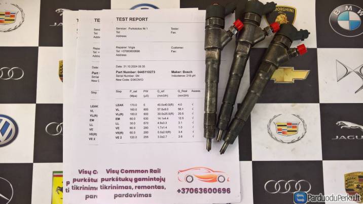 Kuro purkštukai Fiat-Ducato, Iveco-Daily, Uaz-Patriot, New Holland-Various. 0445110273