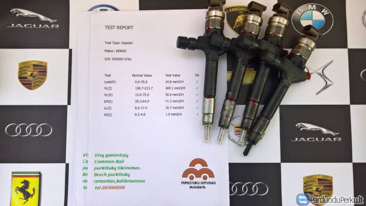 Kuro purkštukai Mazda – 3, -5, -6. RF7J-13H50