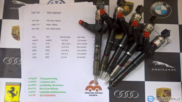 Kuro purkštukai Nissan – Almera, Almera Tino, Primera, X-Trail. AW400, AW402