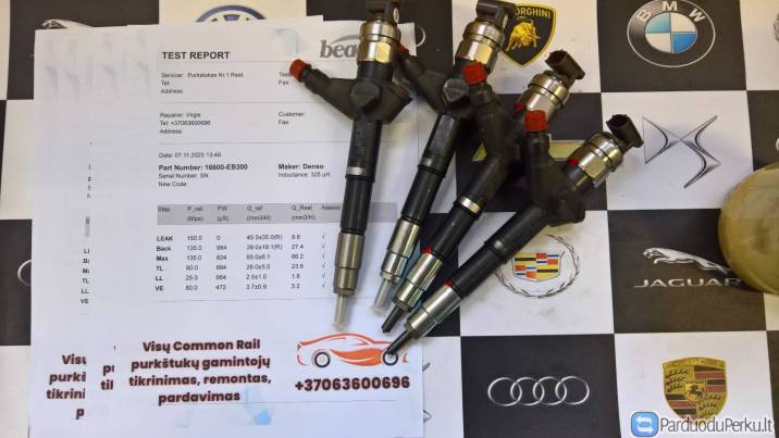 Kuro purkštukai Nissan-Navara,NP300 Navara,Pathfinder III,Pick Up. 16600-EB300