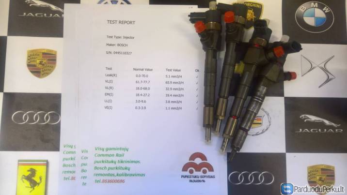 Kuro purkštukai Opel-Astra,Insignia,Zafira,Saab-9-5. 0445110327