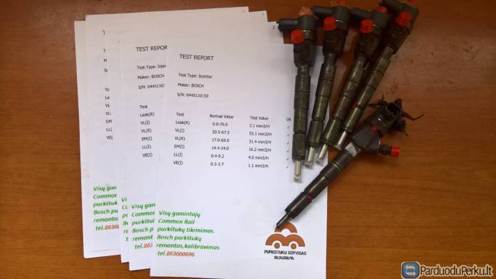 Kuro purkštukai Opel, Saab. 0445110159