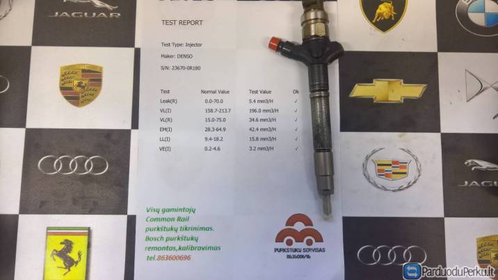 Kuro purkštukas Lexus-IS200,Toyota-Avensis,Corolla Verso,RAV4. 23670-0R180