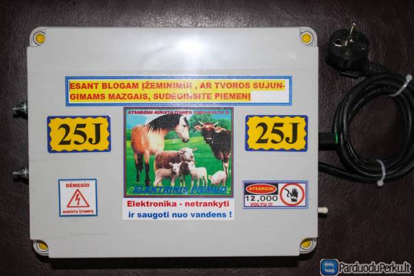 Labai galingas elektrinis piemuo