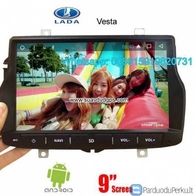 Lada Vesta Car audio radio android GPS navigation camera