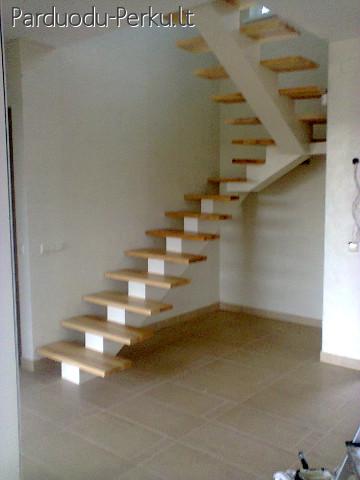 Laiptai ąžuoliniai uosiniai. Laiptų gamyba. Gaminame laiptas