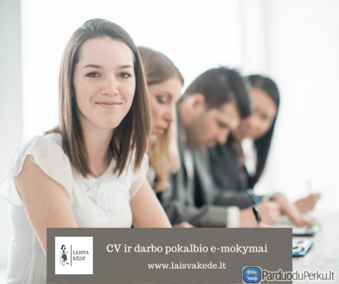 LaisvaKėdė. CV ir darbo pokalbio e-mokymai