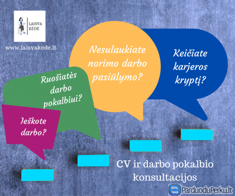 LaisvaKėdė. CV ir darbo pokalbio konsultacijos