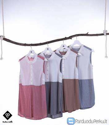 Laisvalaikio palaidinė trumpomis rankovėmis