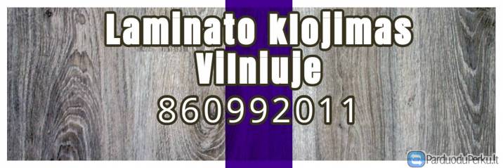 Laminato klojimas Vilniuje