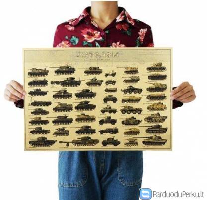 Laminuoti plakatai -militaristinė technika,ginklai