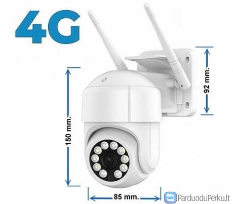 4G. Lauko kamera sodybai, statybvietei, sandėliams apsaugoti