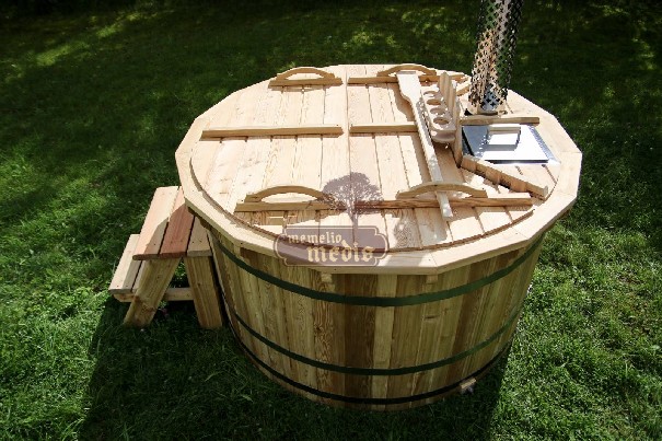 Lauko kubilai, plastikiniai, mediniai kubilai