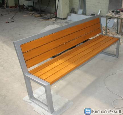 Lauko suolai, suoliukai. Šezlongai