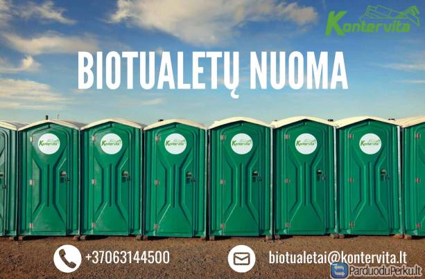 Lauko tualetų nuoma