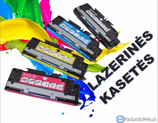Lazerinės ir rašalinės kasetės spausdintuvams