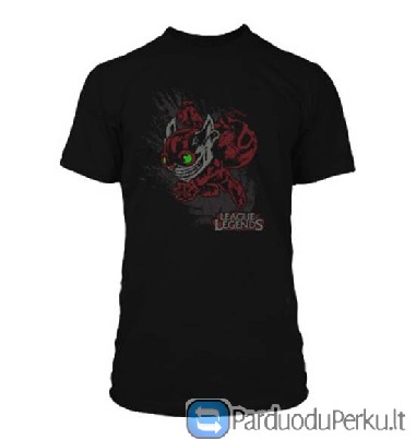 League of Legends Ziggs Juodi Marškinėliai