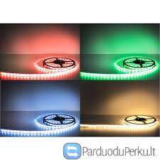 LED JUOSTA RGB, BALTA