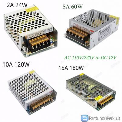 12v maitinimo šaltiniai