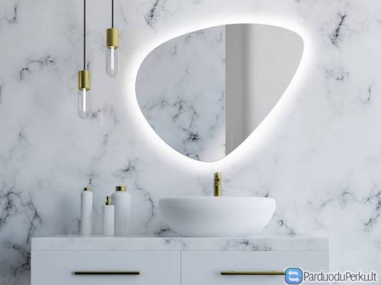 Led veidrodis su foniniu apšvietimu