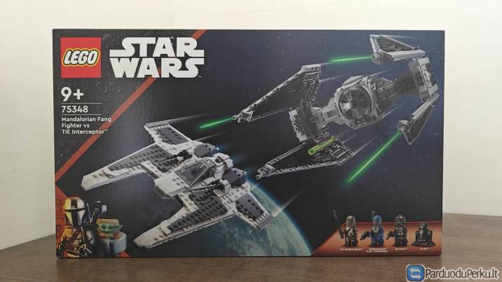 Lego 75348 Star Wars - Mandalorian Fang Fighter vs. TIE Interceptor